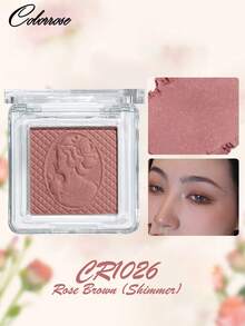 COLORROSE Flash Glow Cheeks 粉状腮红，哑光和亮光面部腮红，轻盈、顺滑、可混合、高度着色、荧光笔和眼影合一，面部美容化妆品 - CR1026 - 查看 1