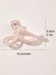 4 件套女孩甜美电镀彩色果冻糖果色丝带蝴蝶结发夹，适合海滩和户外，春夏发夹爪夹发夹发夹发夹发夹，休闲秋冬发饰女士度假装