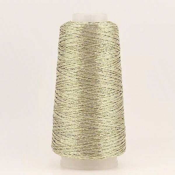 50g Hilo especial hecho a mano de famosa celebridad de Internet, material de lana en bola con hilo de color dorado y plateado para tejer a mano