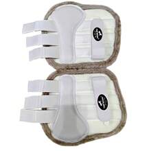 TGW RIDING Horse Tendon Boots, Breathable Multilayer Mesh, Soft Faux Fur Binding, Damping And Pressure Distributing, Professional Choice, Size: XL, L, M, S