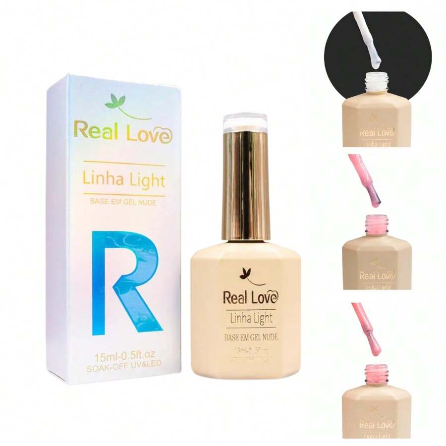 Gel Base Coat In Colors For UV/LED Gel Nails 15ml
