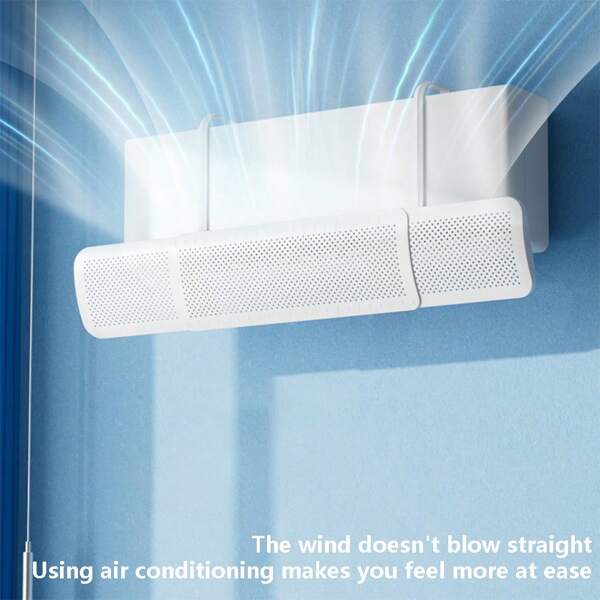 1 Air Conditioning Air Baffle, Anti-Direct Blow Free Installation Of Air Conditioning Outlet Baffle, Air Shield Wall Mounted General Air Conditioning Air Baffle