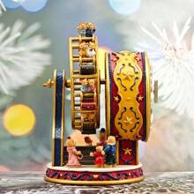 Rotary Ferris Wheel Resin Music Box, Decor Ornament, Gift For Birthday, Holiday, Anniversary