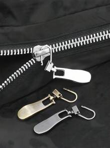 6/8/10 Pieces Of Multi-Color Detachable Zipper Pullers Instant Zipper Repair Kit Pullable Pullers - Easily Replace Torn And Broken Zippers Down Jacket Jackets Bags Universal Zipper Pullers Snap Repair Pendant Zipper Pullers Universal Accessories For Bags , Clothes, Backpacks, Wallets And Handicrafts - Black Embroidery Supplies Travel Essentials Travel Accessories Vacation Summer Holiday Back To School