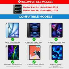 kolude For IPad 10th & 11th (A16) Generation Case With Keyboard,IPad Air 11 Keyboard(M3/M2), Keyboard For IPad Pro 11 (4th/3rd/2nd/1st) & IPad Air 5/4th, Trackpad,360°Swivel, Backlit - For Ipad 10th/11/10.9inch - View 4