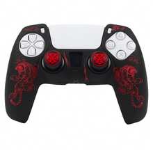 Pelindung Kontroler Motif Harimau untuk Kontroler Playstation 5, RALAN 1 Controller Protector Case + 2 Tutup Pegangan Jempol yang Disesuaikan - MultiWarna - View 7