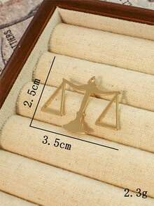 1 pieza Insignia de solapa con Libra, el símbolo de la constelación de la Balanza, minimalista y elegante - Libra - Ver 3