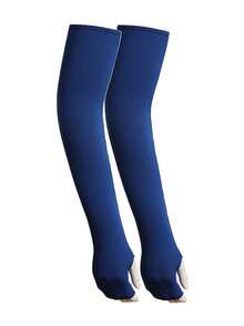 1PC Driving & Hiking Essential: Multi-Purpose Cooling Sleeves With Grip Pads + Open-Finger Design - Multicolor - View 5