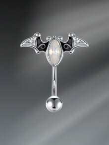 CIZME Joyería para piercings de 16G: Pendientes Rook, Anillos de Ceja, Anillos de Labio de Acero Inoxidable, Aro de Cartílago, Pendientes Rook Daith, Tragus y Piercing de Body con Barra Curva Cubierta de CZ, Anillos de Ceja de 16G, Barra Curva, Anillos de Ceja, Piercing de Superficie Daith y Tragus - Plateado - Ver 33