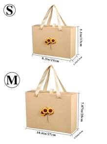 1 Stück Sonnenblumen Geschenkbox, Geschenkbox aus Material und Papier, leicht luxuriös, hochwertiges, sonnenblumenförmige Geschenkbox, geeignet für Heimdekoration, Hochzeitsgeschenk, Hochzeitsjubiläumsgeschenk, Geschenk für Freundin, Muttertagsgeschenk