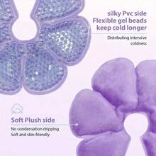 2 piezas Almohadillas para el pecho calientes y frías - Apoyo esencial para la lactancia materna para madres, material de PVC - Multicolor - Ver 7