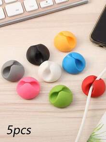 桌面线缆管理 - 手机充电线、耳机线、办公室/床边壁挂式线缆夹、数据线整理器、线缆保护器 返校