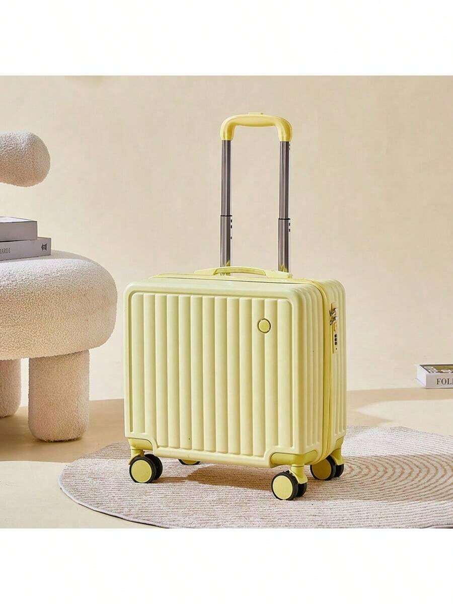 18 Inch Mini Luggage Carry-On Suitcase With 4 Wheels, Combination Lock ...