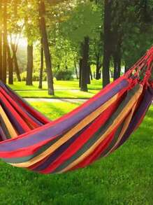 Portable Hanging Hammock Indoor Home Bedroom Hammock Lazy Chair Outdoor Travel Camping Swing Chair Thick Canvas Bed Hammocks