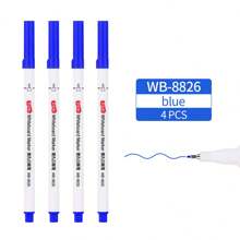 4pcs Erasable Whiteboard Markers, Dry Erase Markers 0.5mm Nib Markers, Colour Markers For Teachers Office School Supplies Back To School