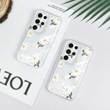 花朵液态硅胶菊花手机壳适用于三星 Galaxy S25 S24 S23 S22 S21 S20 S10 Plus FE Ultra Note 20 Ultra 10 Pro M55 M54 F54 M53 M33 M23 M14 M13 F23 A73 A72 A71 A55 A54 A53 A52 A51 A50 A50S A35 A33 A32 A31 A30S A25 A24 A23 A22 A20S A20 A16 A15 A14 A13 A12 A11 A10 A10S A06 A05 A04 A04E M04 M04S F04 A03 A03S A02 A02S EU 4G 5G 透明外壳 - 無色 - 查看 10