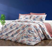 Duvet Set | Flat Sheet Included As A Gift | Single Size 150*200 Cm (1 Duvet Cover – 1 Pc + 1 Pillowcase – 1 Pc) Or Double Size 200*200 Cm (1 Duvet Cover – 1 Pc + 2 Pillowcases – 2 Pcs) | Soft & Breathable For All Seasons - Pink - View 4