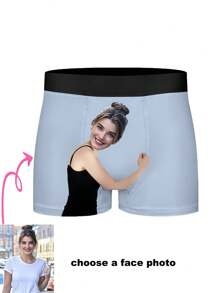 Customize A Pair Of Men's Underwear, Upload A Photo, And Make It A Gift.