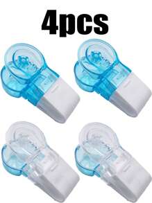 1-5 piezas Sacador de pastillas portátil con caja de medicamentos, abridor de pastillas para blíster, sacador de pastillas portátil, abridor de pastillas, accesorios domésticos, asistencia para tabletas y pastillas, nuevo diseño de dispensador de pastillas, muy adecuado para personas con manicura y artritis (también se vende en 10/15/20 piezas)