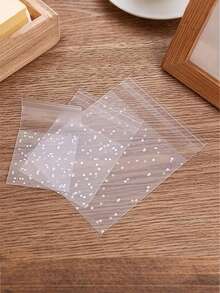 100 个磨砂圆点自粘袋时尚款式适合毕业季、婚礼、生日、母亲节、食品袋、糖果袋、节日礼品包装袋、烘焙包装用品 - 彩色 - 查看 4