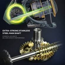 Aluminum Alloy Body Fishing Line Reel, Aluminum Alloy Spool Arm Fishing Reel, No Bearing Fishing Reel, Long Distance Sea Fishing Reel