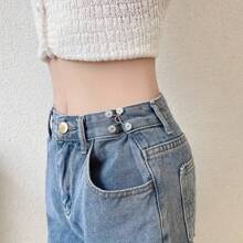 1 Sets Of Waist Collection Artifact Jeans Waistband Adjustment Small Fixed Button Pants Waistband Tightening Button Size Adjustment Button Waist Buckle