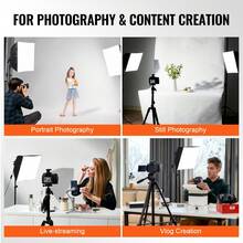 Softbox Lighting Kit, 16" X 16", Professional Softbox With 45W LED Bulbs, 3000-6500K Adjustable Color Temperature, Tripod Stand, Studio Lights For Photography, Vedio Recording, Live Streaming - 美規A型插(110-127V) - 查看 6