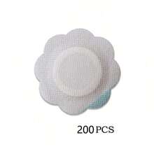 50片蓖麻油肚脐贴，自粘透气膏药垫，高吸收性蓖麻油肚脐贴，防水防油（不含蓖麻油）