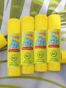 5 Packs (9g) PVA Cartoon Solid Glue Sticks For Office & Student DIY Handmade Stationery, White, Back To School Season - Multicolor - View 8