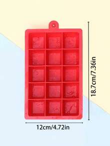 1 Khuôn làm đá viên vuông bằng silicon, dễ tháo rời bằng silicon chống dính, khay làm đá viên 15 ô dễ sử dụng, dùng cho tủ lạnh, khuôn làm đá viên nhiều ô để làm đồ uống, đá viên cocktail và cà phê, thích hợp cho gia đình, tiệc tại quán bar, cung cấp đá viên trong suốt đồng đều, tiện ích nhà bếp thiết yếu, phụ kiện nhà bếp - Nhiều màu - Xem 11
