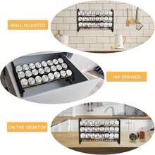 SAEIV Spice Racks - Black - View 3