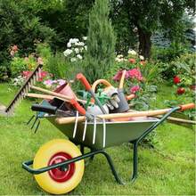 2PC Wheelbarrow Inner Tubes 4.10/3.50-4 Heavy Duty Replacement Tire Inner Tube - 黑色 - 查看 1