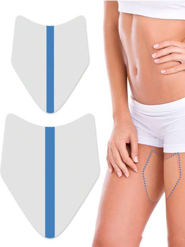 Oberschenkel Scheuerschutz, unsichtbare Anti-Reibung Oberschenkel Bänder, transparente wasserdichte Aufkleber, wasserdicht und atmungsaktiv, für Männer & Frauen, Gurt, Aufkleber Sommer Kühlung, Strand, Reisen