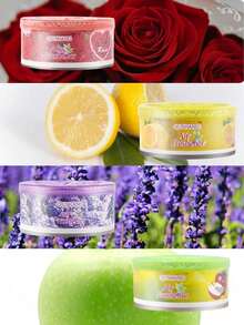 1/4/5件空气清新剂香薰，空气清新剂固体香薰，厕所除臭剂，卧室厕所持久固体香薰膏，家居/房间装饰/汽车/桌面装饰，香薰礼品空气清新剂空气清新剂 - 紅色 - 查看 11