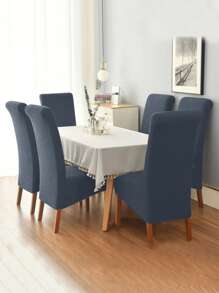 Pokrowce na krzesła do jadalni Zestaw 4 pokrowców na krzesła Pokrowce na krzesła do jadalni Elastyczne pokrowce na krzesła kuchenne Parsons, beżowe, XL Pokrowce na krzesła do jadalni Elastyczne pokrowce na krzesła z wysokim oparciem z żakardu do salonu Kuchnia Możliwość prania w pralce