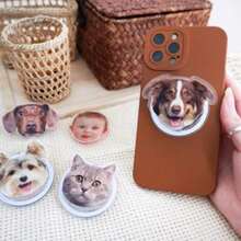 Personalized Phone&Kindle Grip, Custom Magnetic Phone Grip, Pet Photo Phone Grip, Dog Mom Gift, Custom Kindle Grip - Multicolor - View 8