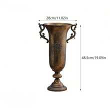 Home Decor Vase, Creative Metal Ornaments, Retro Vase Decoration - Đồng - Xem 2