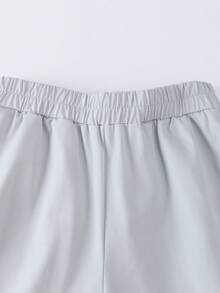 Annil Roupas infantis: meninas, meninos, crianças de meia-idade e idosos, calças compridas de tecido para o verão