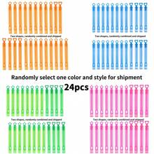 24pcs Bubble Wands (Bubble Solution Not Included), Heart Shaped Bubble Wands For Wedding, Party Favors, Table Decorations