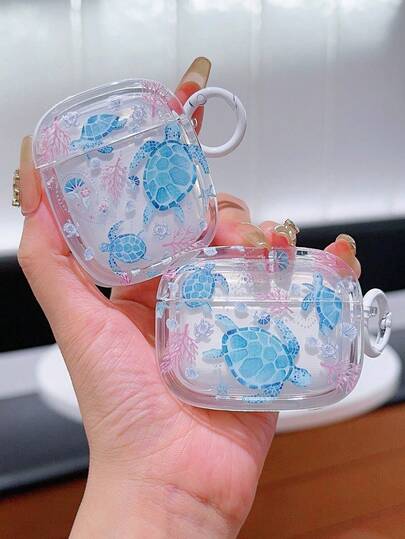 夏季海洋耳机保护套，适用于原装Pro、Pro 2、Pro 3、Pro 2、Pro 1，清爽保护套，可能不适用于非原装版本。