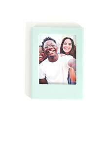 1/4/6/10/20pcs Multi-Color 3-Inch Magnetic Plastic Photo Frames, Magnetic Fridge Stickers For Instant Camera Photos And Mini Cards Display, Personalized Home Fridge Decor, Gift For Friends - Multicolor - View 22