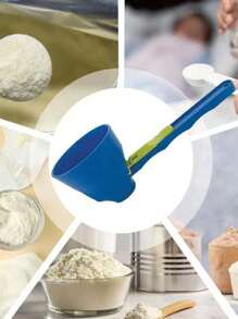 1pc Creative Protein Powder Sliding Scoop With Leak-Proof Design