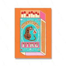 1pc /3PCSWall Arts Posters Frameless /Framed Modern Tiger Matchbox Quotes Canvas Paintings Poster And Print Wall Art Pictures For Living Room Decoration Wall Decor Cuadro ,Wall Art With Frame