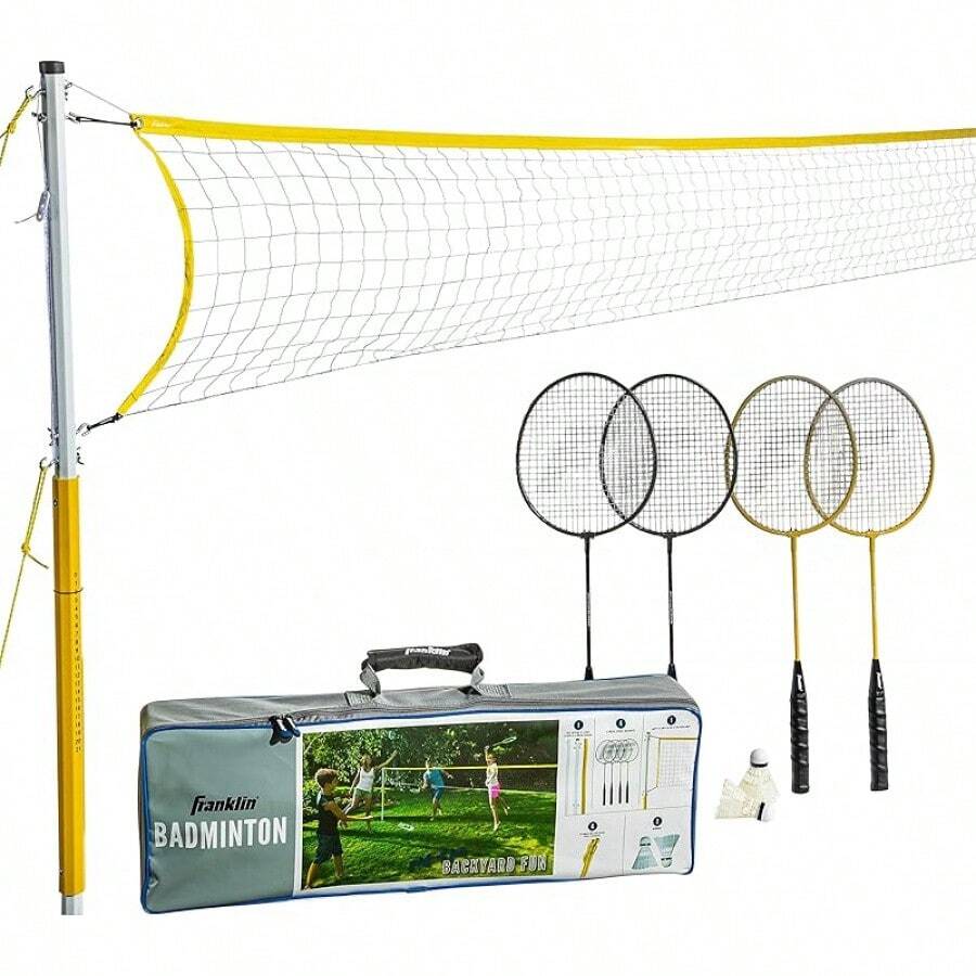 Sports Badminton Net Sets - Outdoor Backyard + Beach Badminton - Family - View 1