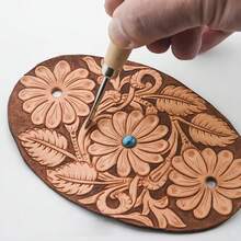 曼陀罗点彩笔 皮革压花雕刻笔 - 陶瓷陶艺及爱好雕塑造型用粘土工具 - A - 查看 6