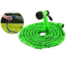Manguera mágica extensible herramienta riego jardín patio resistente irrigación plantas césped sistema expansible práctico compacta enrollable resistente fácil guardar versátil - Multicolor - Ver 5