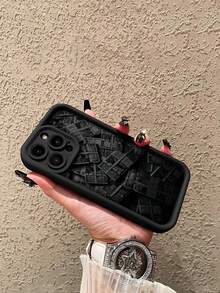 Estuche para teléfono 1PC Estuche para teléfono TPU envuelto en letras a prueba de golpes Diseño minimalista Compatible con Estuche para phone X, XS Max, 11, 12, 13, 13 Pro, 13 Pro Max, 14 Pro Max, 15, 15 Pro, 15 Plus, 15 Pro Max, 16, 16 Pro, 16 Plus, 16 Pro Max, Serie 1 pieza - Multicolor 3 - Ver 2