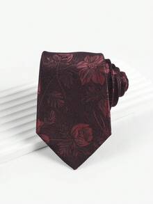 1 条彩色编织提花男士涤纶领带，适合所有季节派对、商务、休闲场合男士领带 - 商務休閒領帶 - 查看 5