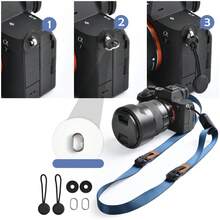 20mm Width Adjustable Camera Strap With Anchor Chain, Suitable For DSLR, Mirrorless Cameras And Cameras With Quick Release Plate - Multicolor - View 3