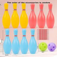 Kids Bowling Game Set, Indoor Sports & Recreational Activity, Preschool Interactive Stacking Toys - Multicolor - View 7